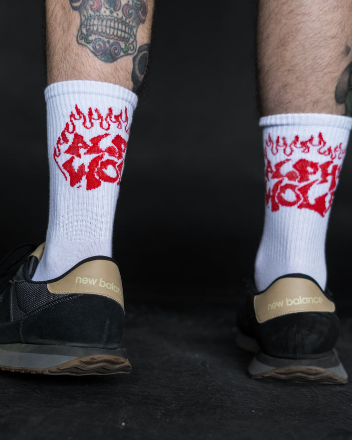 Alpha Wolf - Socks (White)