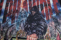 *SIGNED* Half Living Things 12" Transparent Green w/ Black Splatter