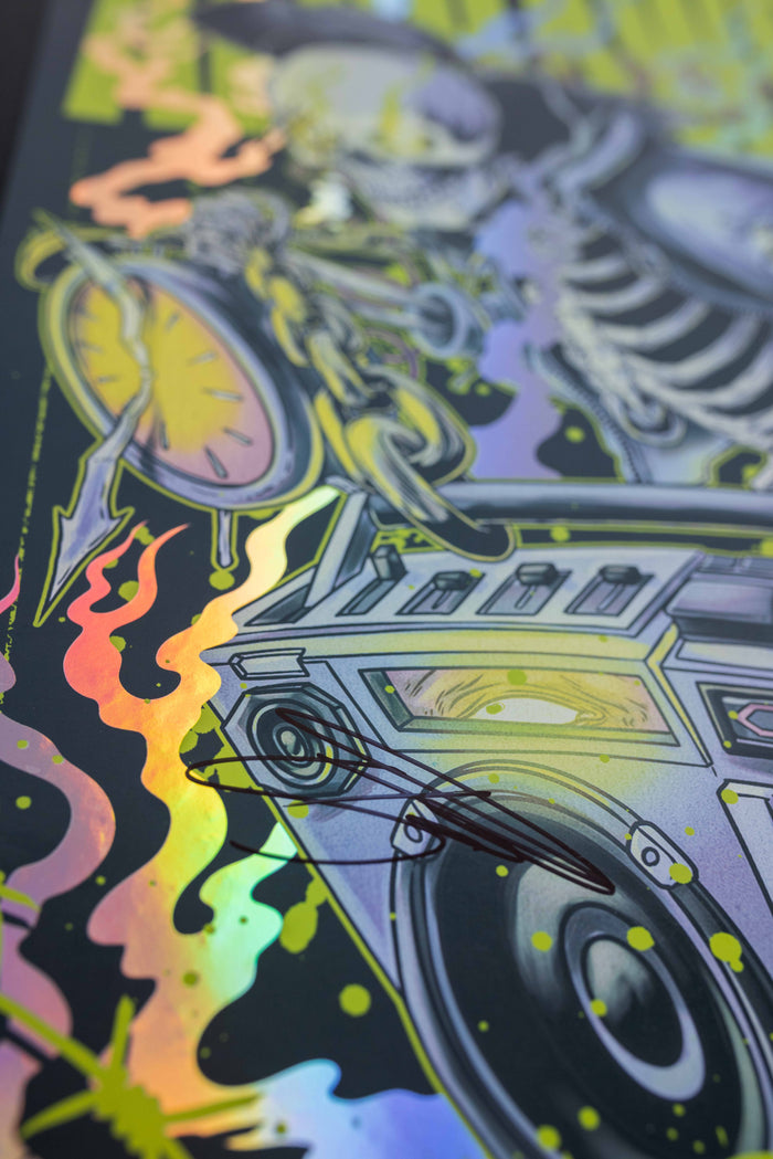 *SIGNED* Half Living Things - Holographic A2 Print