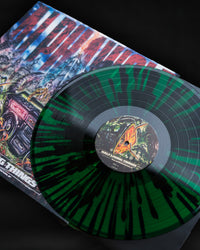 *SIGNED* Half Living Things 12" Transparent Green w/ Black Splatter